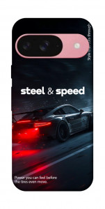 Чехол Black and red care для Google Pixel 9