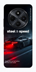Чехол Black and red care для Xiaomi Poco C75