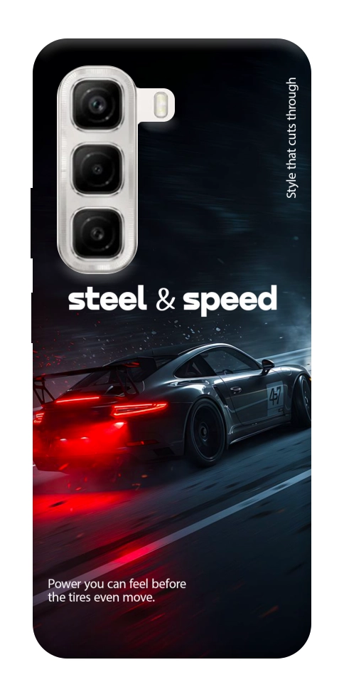 Чехол Black and red care для Infinix Hot 50 4G