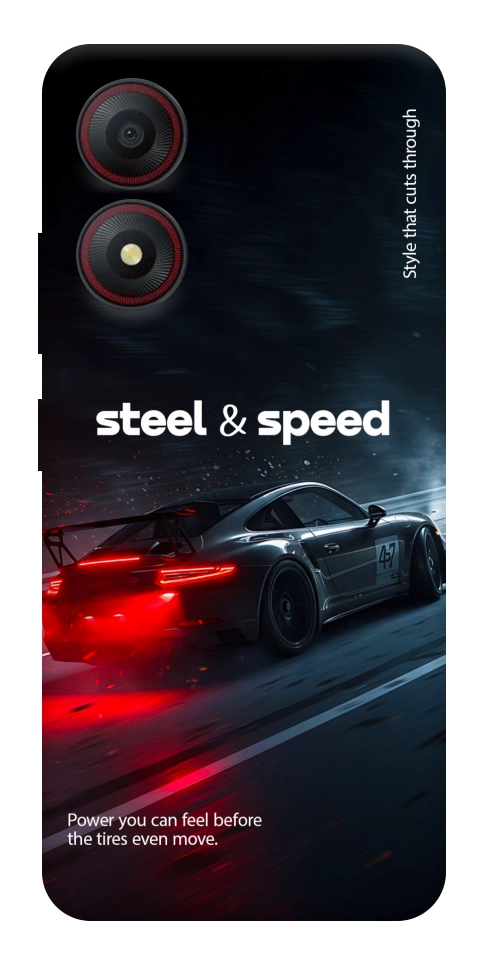 Чохол Black and red care для ZTE Blade A34 4G