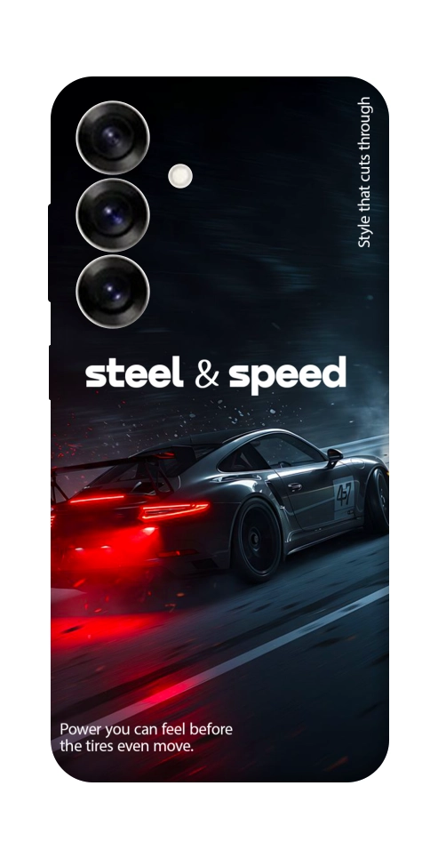 Чехол Black and red care для Galaxy S25