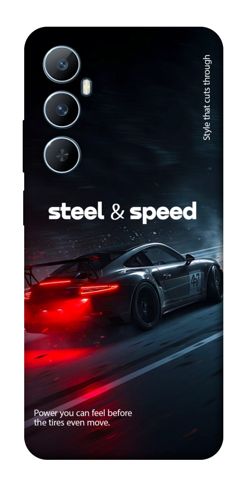 Чохол Black and red care для Realme C65 4G