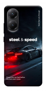 Чехол Black and red care для Xiaomi Poco X7 Pro