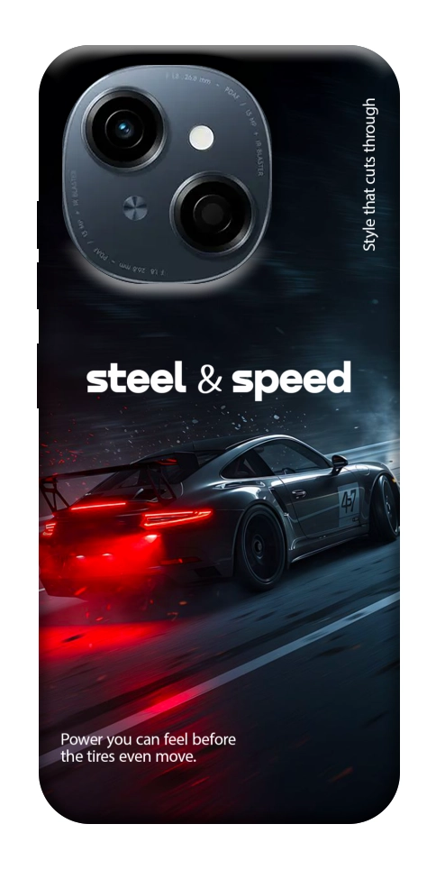 Чехол Black and red care для TECNO Spark Go 1 (KL4)
