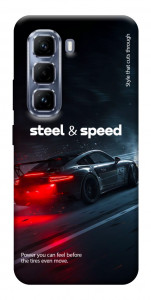 Чехол Black and red care для Infinix Hot 50 Pro