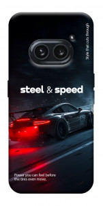 Чехол Black and red care для Nothing Phone (2a)