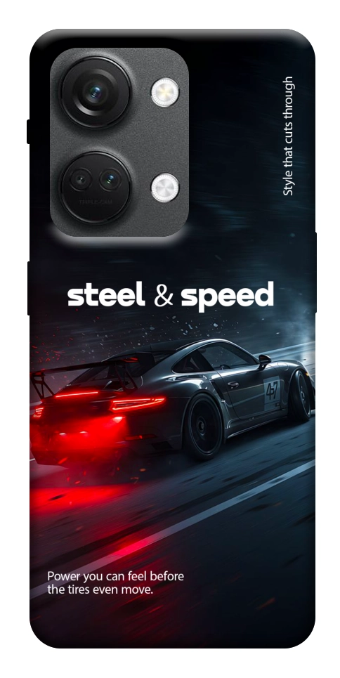 Чохол Black and red care для OnePlus Nord 3