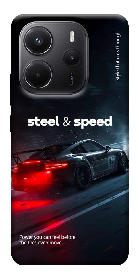 Чохол Black and red care для Xiaomi Redmi Note 14 4G (Europe version)