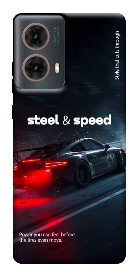 Чехол Black and red care для Motorola Moto G85