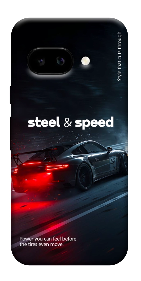Чехол Black and red care для Google Pixel 9a