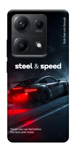 Чехол Black and red care для Xiaomi Redmi Note 14S