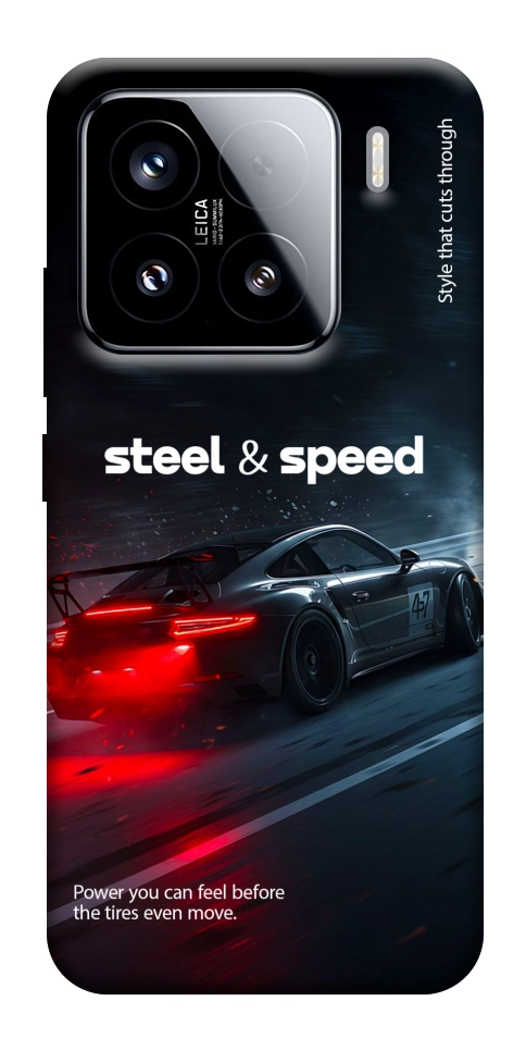 Чехол Black and red care для Xiaomi 15