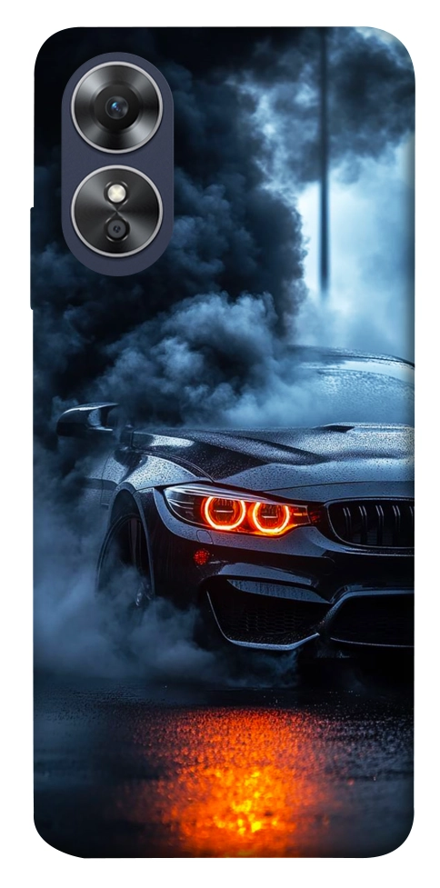 Чехол Car in smoke для Oppo A17