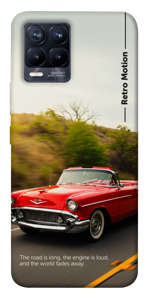 Чехол Retro auto для Realme 8