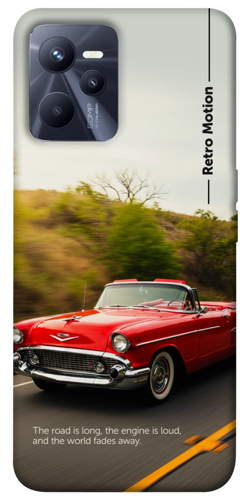 Чехол Retro auto для Realme C35
