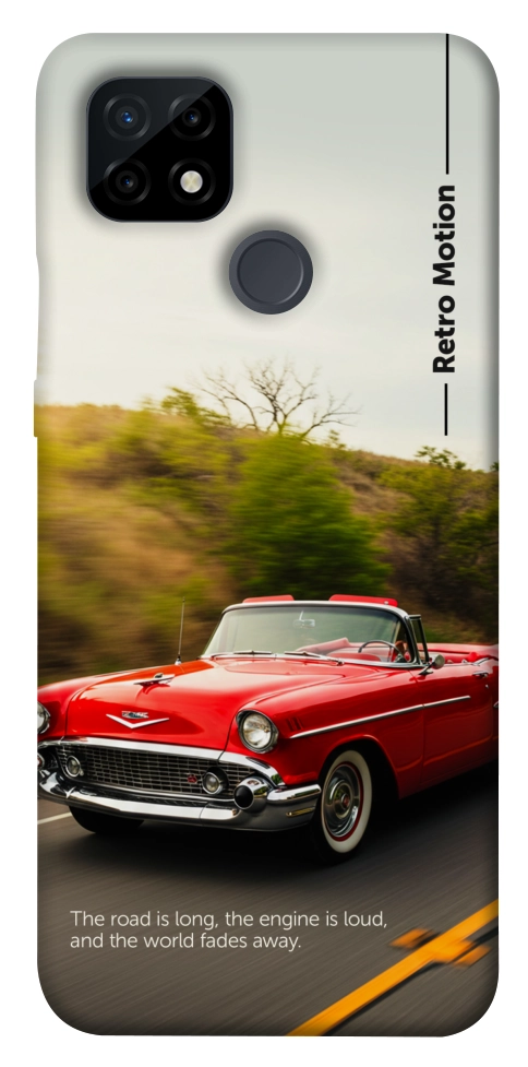 Чехол Retro auto для Realme C21