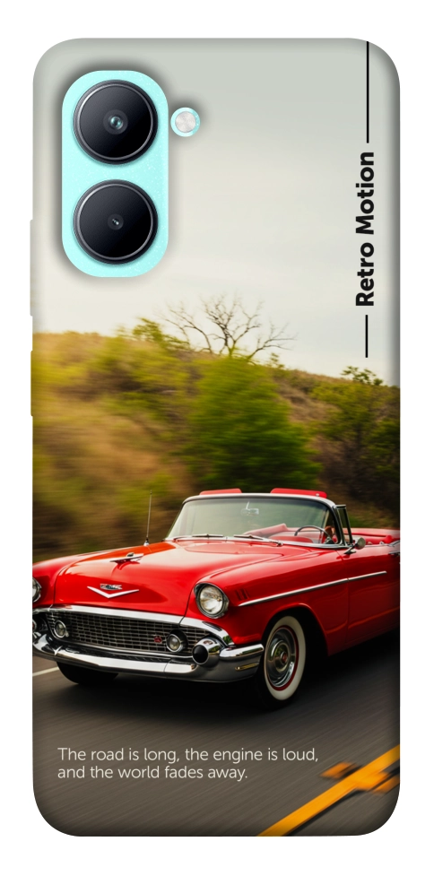Чехол Retro auto для Realme C33