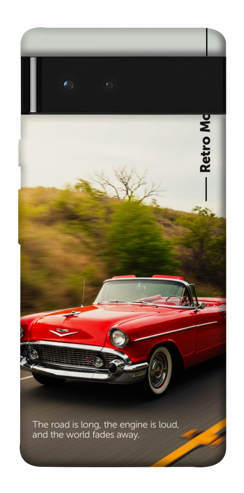 Чехол Retro auto для Google Pixel 6