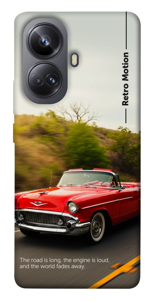 Чехол Retro auto для Realme 10 Pro+