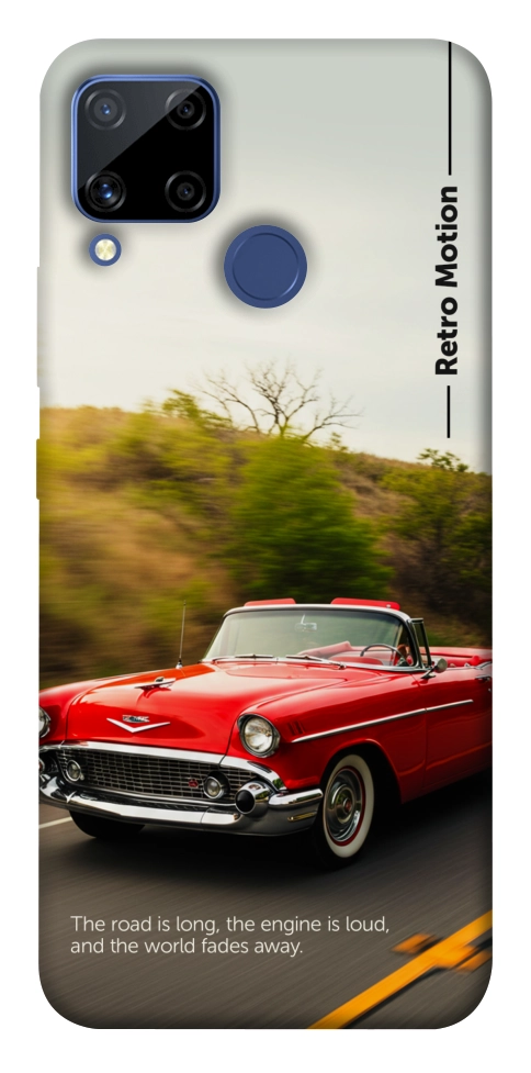 Чехол Retro auto для Realme C15