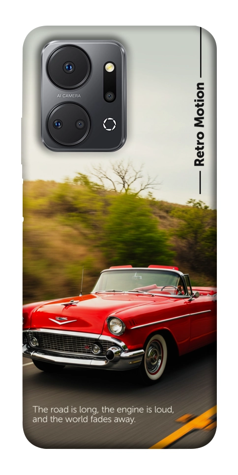 Чехол Retro auto для Huawei Honor X7a