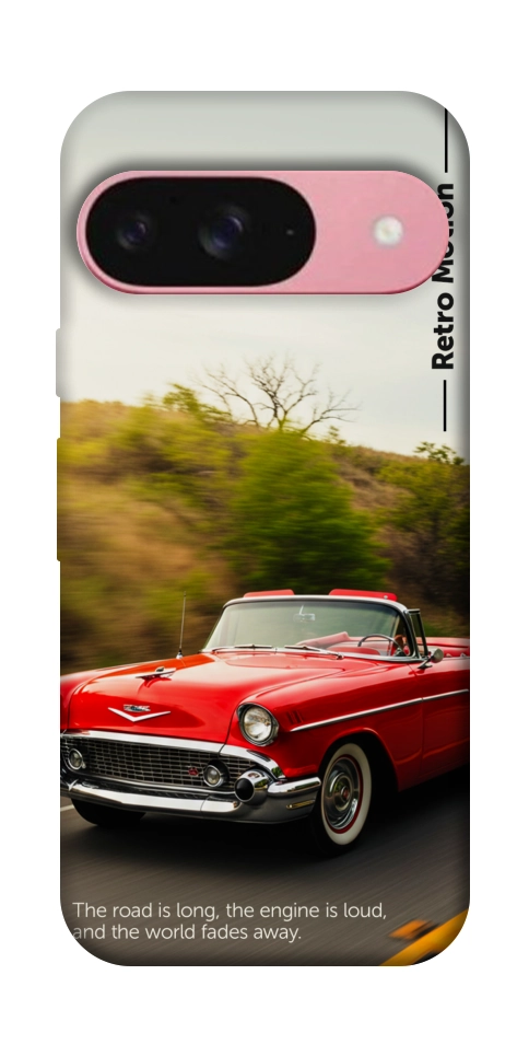 Чехол Retro auto для Google Pixel 9