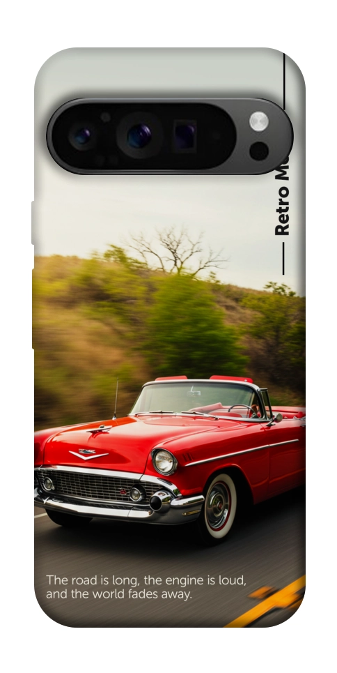 Чехол Retro auto для Google Pixel 9 Pro