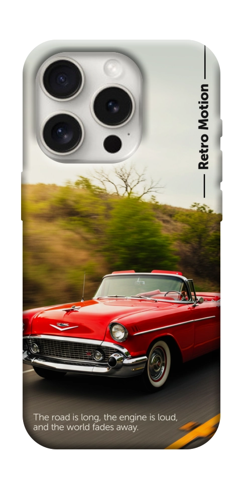 Чехол Retro auto для iPhone 16 Pro