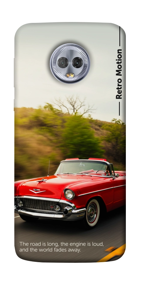 Чехол Retro auto для Motorola Moto G6 Plus