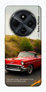 Чехол Retro auto для Xiaomi Poco C75