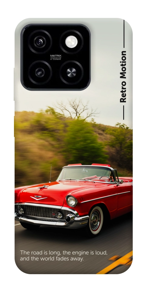 Чехол Retro auto для ZTE Blade A55 4G