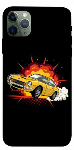 Чехол Retro comics car black для iPhone 11 Pro Max