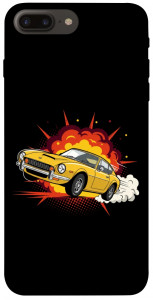 Чехол Retro comics car black для iPhone 7 plus (5.5")