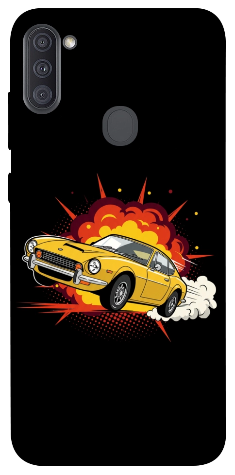 Чохол Retro comics car black для Galaxy A11 (2020)