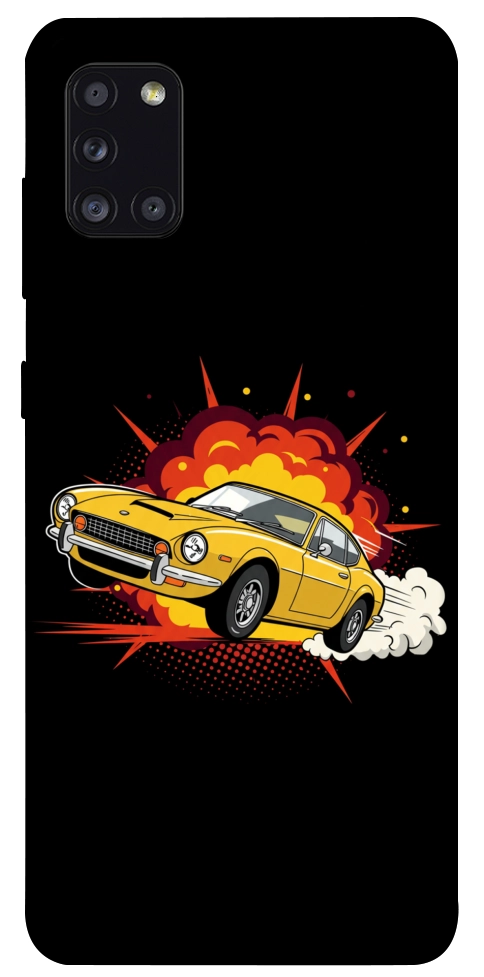 Чехол Retro comics car black для Galaxy A31 (2020)
