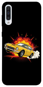 Чехол Retro comics car black для Samsung Galaxy A50s