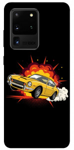 Чохол Retro comics car black для Galaxy S20 Ultra (2020)