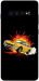 Чехол Retro comics car black для Galaxy S10 Plus (2019)