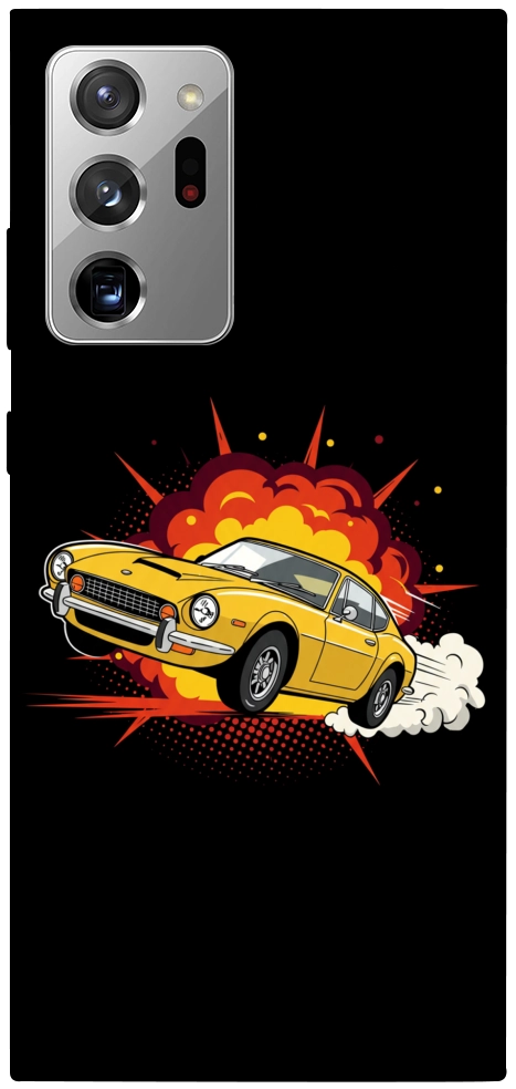 Чохол Retro comics car black для Galaxy Note 20 Ultra
