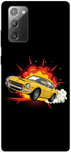 Чехол Retro comics car black для Galaxy Note 20
