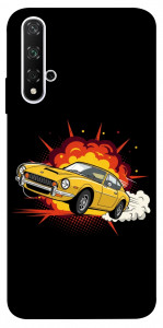 Чохол Retro comics car black для Huawei Nova 5T