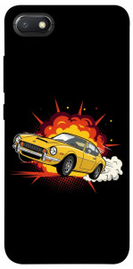 Чохол Retro comics car black для Xiaomi Redmi 6A