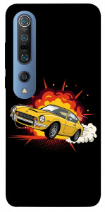 Чехол Retro comics car black для Xiaomi Mi 10