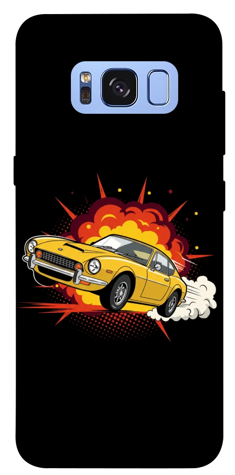 Чехол Retro comics car black для Galaxy S8 (G950)