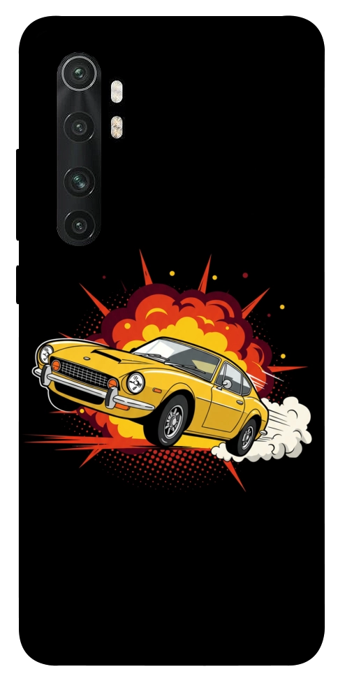Чехол Retro comics car black для Xiaomi Mi Note 10 Lite