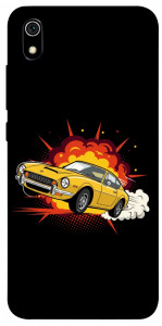 Чехол Retro comics car black для Xiaomi Redmi 7A