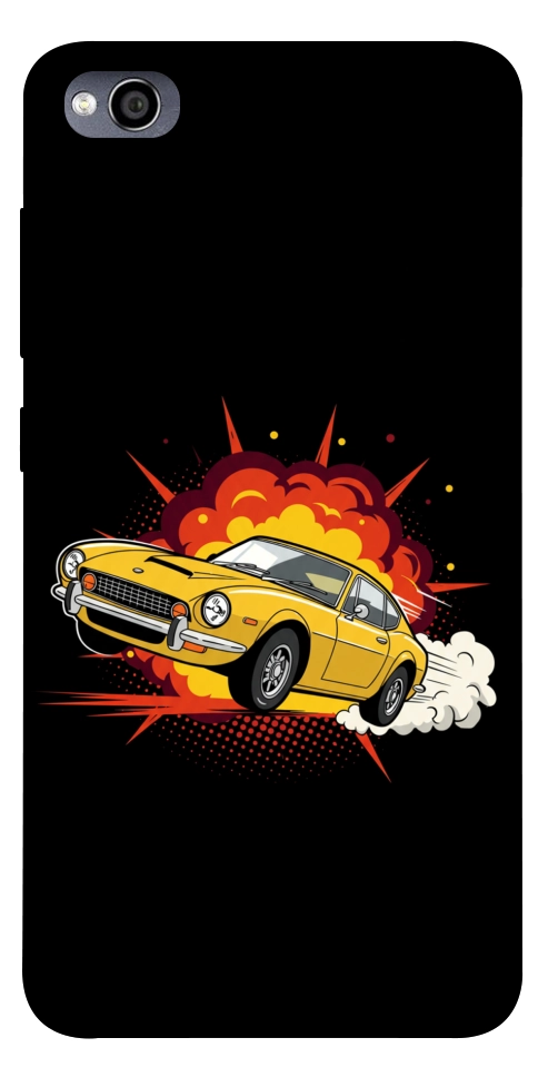 Чохол Retro comics car black для Xiaomi Redmi 4A