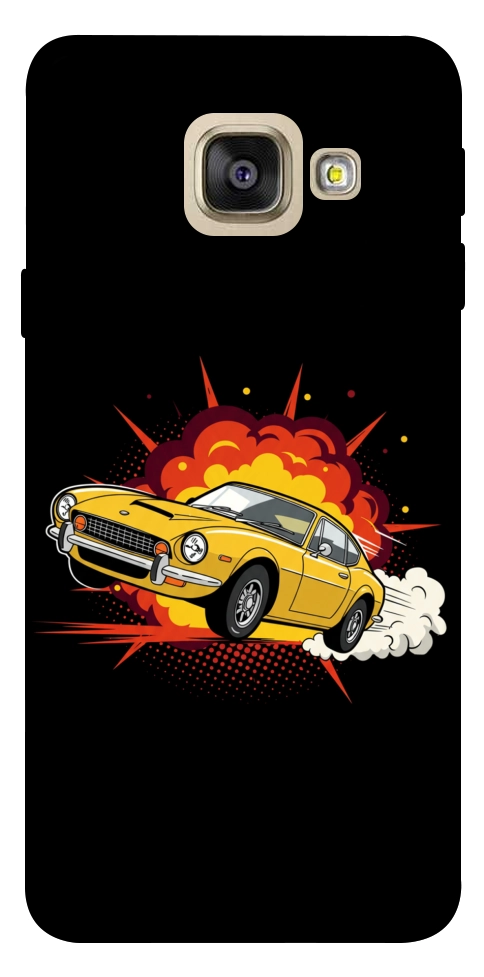 Чохол Retro comics car black для Galaxy A5 (2017)