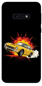 Чехол Retro comics car black для Galaxy S10e