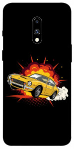 Чохол Retro comics car black для OnePlus 7